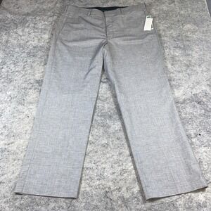 Cubavera Dress Pants Men's 36x30 Charcoal Linen Chino Slacks‎ Casual Business